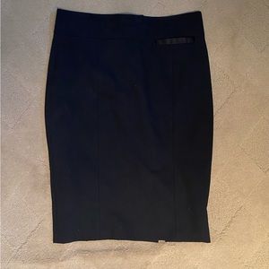 Black pencil skirt